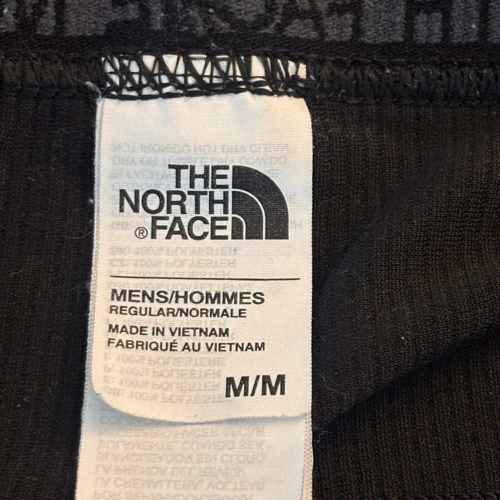 The North face Men's Black Base layer Leggings Elastic Waist Sz Medium Outdoors